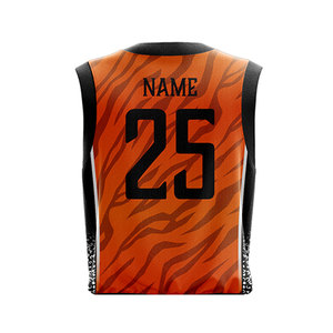Conjunto de uniformes de baloncesto personalizados, camisetas de equipo de tela de malla transpirable, pantalones cortos, ropa deportiva para hombres y jóvenes - Product Image 6