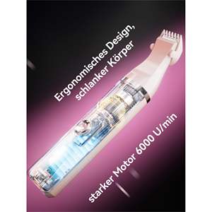 Depiladora Eléctrica Multifuncional Recargable por USB-C para Mujer, con Doble Cuchilla, para Depilación en Húmedo/Seco de Brazos, Piernas y Línea del Bikini, con Bolsa de Almacenamiento - Product Image 5