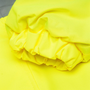 Chaquetas de alta visibilidad más vendidas para hombres, ropa de trabajo, chaquetas impermeables con cremallera hecha de poliéster 100% con logotipo personalizado - Product Image 4