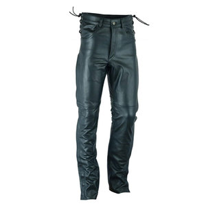 Pantalones de moto ajustados ligeros Pantalones de moto de cuero genuino Pantalones de moto hechos a medida - Product Image 1