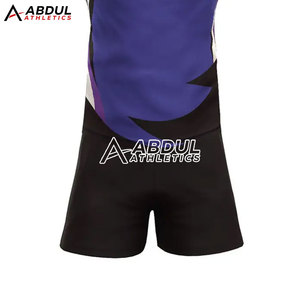 Stylish Men Rugby Uniform Custom Colors Available Short Sleeve Jersey And Shorts Perfect Fit For Team Training Competitions - Product Image 3