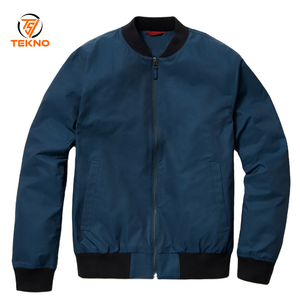 Chaqueta de bombardero para hombre con logotipo y tamaño de color personalizado, venta al por mayor, transpirable, mejor estilo, precio barato, chaqueta de bombardero para hombre, servicio OEM - Product Image 1