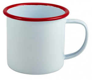 Taza de acampada de esmalte metálico reutilizable taza de esmalte de dos tonos - Product Image 3