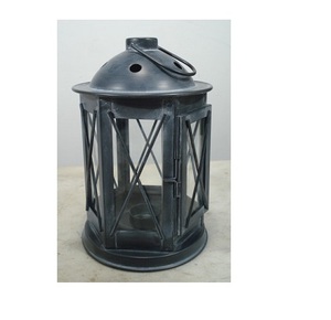 Linterna de vela de Metal estilo marroquí Vintage con paneles de vidrio, linterna colgante decorativa para el jardín del hogar, bodas y eventos - Product Image 6