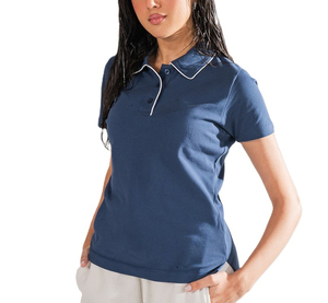 Vente de gros de polos de qualité supérieure avec logo personnalisé Vêtements de fitness confortables pour femmes Nouveau modèle de polo personnalisé OEM - Product Image 6