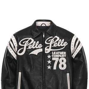 Chaqueta de Invierno Premium para Hombre Pelle Pelle, Cuero Genuino, Resistente al Viento e Impermeable, Tinte Liso, Todas las Tallas Disponibles - Product Image 4