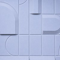 Panneau acoustique 3D à rainures, panneau acoustique en feutre PET absorbant le son, panneau acoustique en fibre de polyester, feutre acoustique Kusdesign