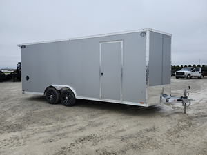 Lightning 8.5x20 Enclosed Cargo <b>Trailer</b> 9800 GVWR Tandem Axle Car Hauler <b>Trailer</b> 84" Interior Height V-Nose Ramp Door for sale - Product Image 2