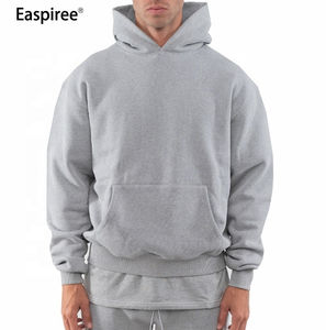 Sudaderas con capucha personalizadas para hombre 100% algodón peso pesado calidad de lujo Puff impresión de gran tamaño Streetwear pulóver sudaderas con capucha para hombres - Product Image 3