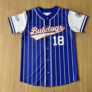 2024 Custom Logo Breathable Stripe Baseball Softball Jerseys Plain Heat-Transfer 100% Polyester Moisture Wicking Wholesale <b>Team</b> - Product Image 2