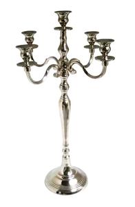 Baroque <b>Candelabra</b> Wedding Centerpieces <b>Gold</b> Plated Hand Embossed Tall Wedding Handmade <b>Candelabra</b> for Sale - Product Image 3