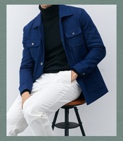 Veste multi-poches Safari pour hommes, vestes décontractées à la mode, design confortable et durable, adaptées à un usage quotidien
