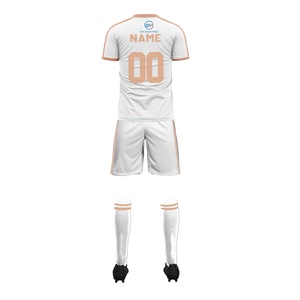 Ensemble d'uniformes de football personnalisés de haute qualité, coupe automatisée, vêtements de sport, maillots de football pour enfants avec chemises et hauts, technique de sublimation - Product Image 4