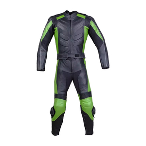 Traje de moto de cuero genuino personalizado, protección de alta calidad, ropa de carreras para motocicleta, traje de cuero para motocicleta - Product Image 4