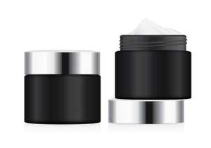 Tarro Redondo de Aluminio con Recubrimiento de Polvo Negro Personalizado de la Mejor Calidad, Envase de Crema Cosmética de Metal Ecológico con Tapa - Product Image 2