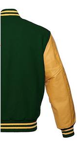 Chaqueta universitaria retro personalizada para hombre, prendas de vestir exteriores atléticas de lana cálidas y cómodas con estilo, impermeables, reversibles para Otoño e Invierno - Product Image 6