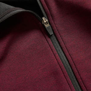 Boys Color Block <b>Hoodie</b> Cotton Blend Contrast Panel Design Kangaroo Pocket / Perfect For Trendy Street Looks Zipper Closure 2026 - Product Image 6