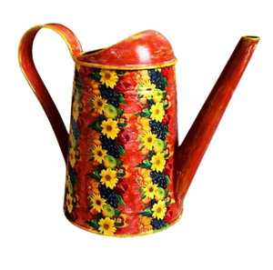 Arrosoir de style contemporain pour fournitures de jardin maison pépinière plantes et fleurs couleur personnalisée bidon d'eau en métal peint à la main - Product Image 2