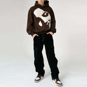 Sudaderas con capucha con estampado de soplo unisex Sudaderas con capucha con estampado de soplo 3D de Terry francés pesado para ropa de hombre Fabricante EE. UU. - Product Image 6