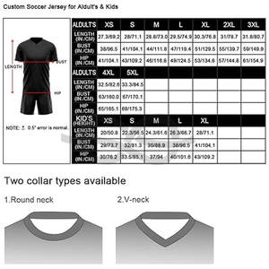 Usine directe rétro Vintage maillots de football impression gratuite personnalisée Football Sublimation classique rétro survêtement impression de nom gratuite - Product Image 3