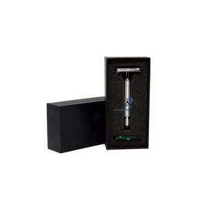 Rasoir de sécurité à double tranchant en acier inoxydable durable, outil de toilettage traditionnel de haute qualité pour la coupe de la barbe des hommes - Product Image 6