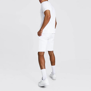 Ensemble homme en flanelle légère respirante, col rond, imprimé numérique, couleur personnalisée polyester/coton, style décontracté, pour la plage - Product Image 2
