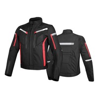Chaqueta de Motocicleta Cordura, Ropa Deportiva, Talla Grande, Impermeable, Resistente al Viento, Ignífuga, Protectora para Motocross y Todoterreno, 1 Pieza