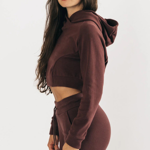 Sweat à capuche de gymnastique pour femmes de qualité supérieure Vêtements décontractés Meilleures ventes Respirant Vente en gros OEM Sweat à capuche grande taille pour femmes - Product Image 3