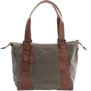 Bolso bandolera de lona de algodón geométrico de estilo Vintage para mujer, correa de hombro extraíble ajustable, cierre de cremallera de Color gris - Product Image 3