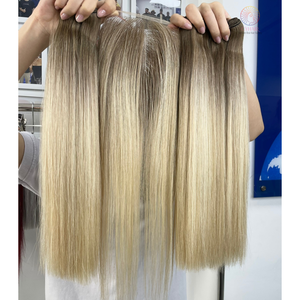 Extensions de Cheveux Raides Vietnamiens Double Standard de Super Qualité 50 Cm 100% Bundles de Cheveux Humains Bruts Non Transformés avec Fermeture 5X5 - Product Image 2