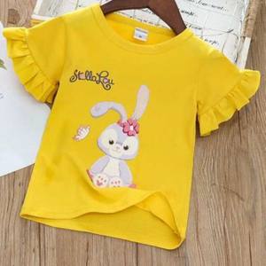Teen Girls Casual T-Shirt Ring Spun Combed Cotton Pre-<b>Washed</b> Short Sleeve Low MOQ Customization Samples Available - Product Image 6