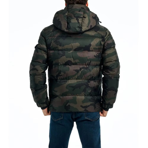 New Design Stylish <b>Camo</b> Puffer Men's <b>Jackets</b> Custom logo Full Sleeve Customized Bubble <b>Jacket</b> Streetwear Winter Collection - Product Image 2
