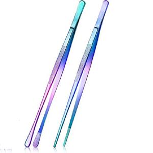 Ensemble de 3 pinces de service personnalisées faites à la main pour la cuisson des aliments au Barbecue, en métal pour les buffets et les fêtes - Product Image 2