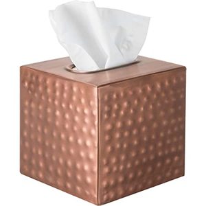 Boîte à mouchoirs en laiton, couvercle de serviette rectangulaire, boîte à mouchoirs pour taille personnalisée, prix bon marché avec utilisation manuelle - Product Image 3