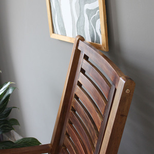 เก้าอี้โยกน้ำหนักเบาสบายสำหรับผู้ใหญ่เก้าอี้โยกพร้อมดีไซน์ป้องกันการให้ทิปเฟอร์นิเจอร์กลางแจ้ง - Product Image 2