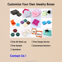 Boîte cadeau de luxe écologique personnalisée en deux parties (couvercle et base) pour bijoux, idéale pour les grossistes et les boutiques