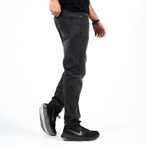 Pantalones Vaqueros Casuales de Corte Regular y Cintura Media, Personalizables con Marca OEM, Estilo Recto, Transpirables, Lavado Medio, Alta Calidad - Product Image 2