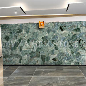 Losa de jaspe de línea de cabello verde Producto de piedra natural - Product Image 3