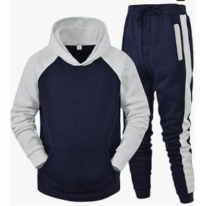 Vente en gros 100% coton Hommes Survêtements Logo Personnalisé Survêtement 2 Pièces Ensemble Respirant Polyester Sportswear pour Hommes - Product Image 4