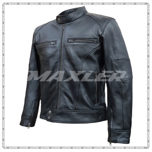 แจ็คเก็ตมอเตอร์ไซค์หนังรุ่นใหม่ล่าสุด ขายดี คุณภาพเยี่ยม - Product Image 2