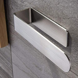 Wall Mounted Black Metal <b>Toilet</b> <b>Paper</b> <b>Holder</b> for Bathroom Modern Minimalist Rustproof Roll <b>Holder</b> with Matte Finish - Product Image 3