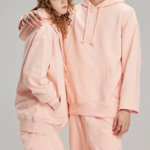 Venta al por mayor de peso pesado Premium Pullover Plus Size Unisex sudadera chándales para las mujeres pantalones de chándal y conjunto con capucha - Product Image 1
