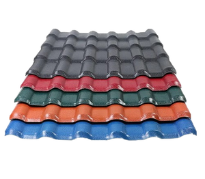 Tôles de <span class=keywords><strong>toiture</strong></span> ondulées en résine synthétique plastique robuste traditionnelles, fabriquées à la machine, résistantes aux chocs et ignifuges - Product Image 1