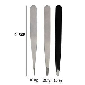 แหนบถอนขนตาทำจากสเตนเลสสตีลสีทองมีปลาย TM-SB-BI-ET-M88-162 2025สำหรับการแต่งคิ้ว - Product Image 4