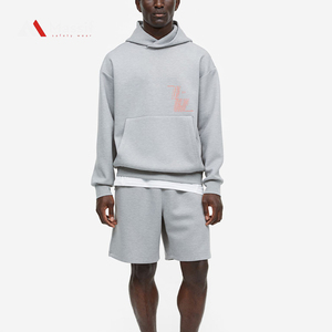 Autumn New Fashion Premium Print Gym Hoodie Customized Size 6XL Solid Color Long Sleeve Fleece Premium Casual Design Plain Dyed - Product Image 2