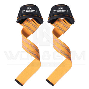 Muñequeras de entrenamiento de alta resistencia de algodón profesional Logotipo personalizado Gimnasio Levantamiento de pesas Material de neopreno - Product Image 3