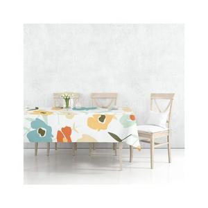 Mantel Cuadrado de Lino Geométrico Bordado, Color Personalizado, Impermeable, Desechable, Estilo Europeo Clásico para Banquetes y Bodas - Product Image 5