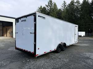 2026 Royal Enclosed <b>Cargo</b> <b>Trailers</b> 8.5x24(20+2) 11.4K 2001-3000kg Payload LARCT52-822V-86 RAMP V-Nose Enclosed <b>Cargo</b> <b>Trailer</b> - Product Image 3