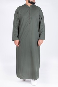 Ropa Islámica Masculina Más Vendida, Estilo Modesto, Thobe Jubba, Precio al por Mayor, Ropa Casual Musulmana Árabe en Existencia - Product Image 4