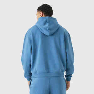 Conjunto de Sudadera con Capucha de Felpa Francesa Unisex para Invierno, Chándales con Logotipo Personalizado, Chándales Casuales Extra Grandes de Algodón Grueso y Felpa para Hombre - Product Image 5